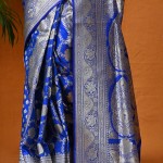 Blue Color Banarasi Saree price in bangladesh