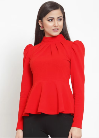 Full Sleeves Peplum Top price in bangladesh