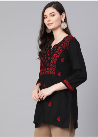 Hand Embroidered Pure Cotton Kurta price in bangladesh