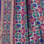 Purple Color Banarasi Saree price in bangladesh