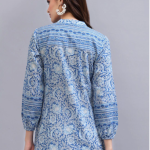 Blue Print Cotton Tops price in bangladesh