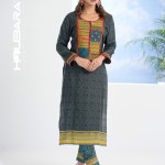 Davy Grey Cotton Block Salwar Kameez price in bangladesh