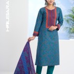 Embroidered Dusky Blue Salwar Kameez price in bangladesh