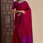 Cotton Saree In Maroon price in bangladesh