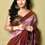 Woven Katan Silk Saree In Pink price in bangladesh