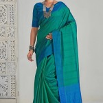 Cotton Saree In Green price in bangladesh