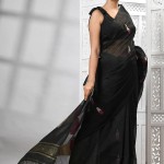 Handloom Cotton Jamdani Saree In Black price in bangladesh