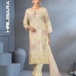 Floral Printed Light Golden Georgette Salwar Kameez price in bangladesh