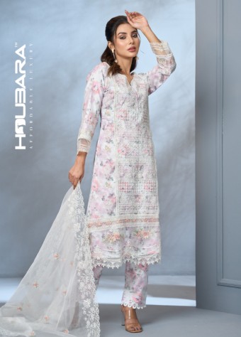 Floral Printed Organza Salwar Kameez price in bangladesh