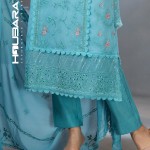 Floral Printed Sky Blue Georgette Salwar Kameez price in bangladesh