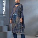 Floral Printed Solid Blue Salwar Kameez price in bangladesh