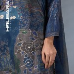 Floral Printed Solid Blue Salwar Kameez price in bangladesh