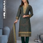 Green Embroidered Mixed Cotton Salwar Kameez price in bangladesh