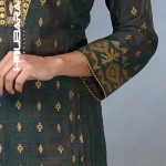 Green Embroidered Mixed Cotton Salwar Kameez price in bangladesh