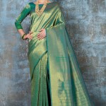 Kanjeevaram Saree In Green price in bangladesh