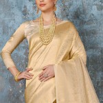 Kanjeevaram Saree In Golden price in bangladesh