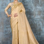 Kanjeevaram Saree In Golden price in bangladesh