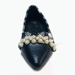 Ladies flat pump shoe Black Color price in bangladesh