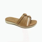 Ladies Flat Sandal Brown Color price in bangladesh