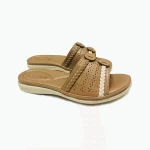 Ladies Flat Sandal Brown Color price in bangladesh