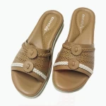 Ladies Flat Sandal Brown Color price in bangladesh