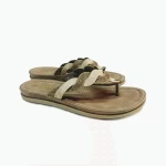 Ladies Flat Sandal Khaki Color price in bangladesh