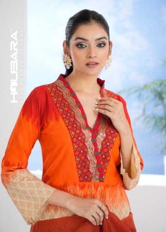 Orange Color Cotton Salwar Kameez  price in bangladesh