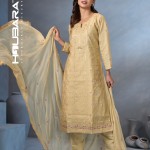 Organza Floral Embroidered Salwar Kameez price in bangladesh