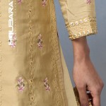 Organza Floral Embroidered Salwar Kameez price in bangladesh