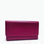 Pinkish Red Leather Hand Purse Bag price in bangladesh