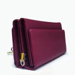 Pinkish Red Leather Hand Purse Bag price in bangladesh