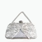 Women's Party Bag Silver Color price in bangladesh