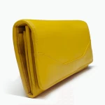 Yellow Leather Hand Purse Bag price in bangladesh